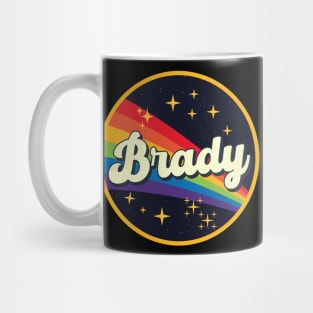 Brady // Rainbow In Space Vintage Style Mug